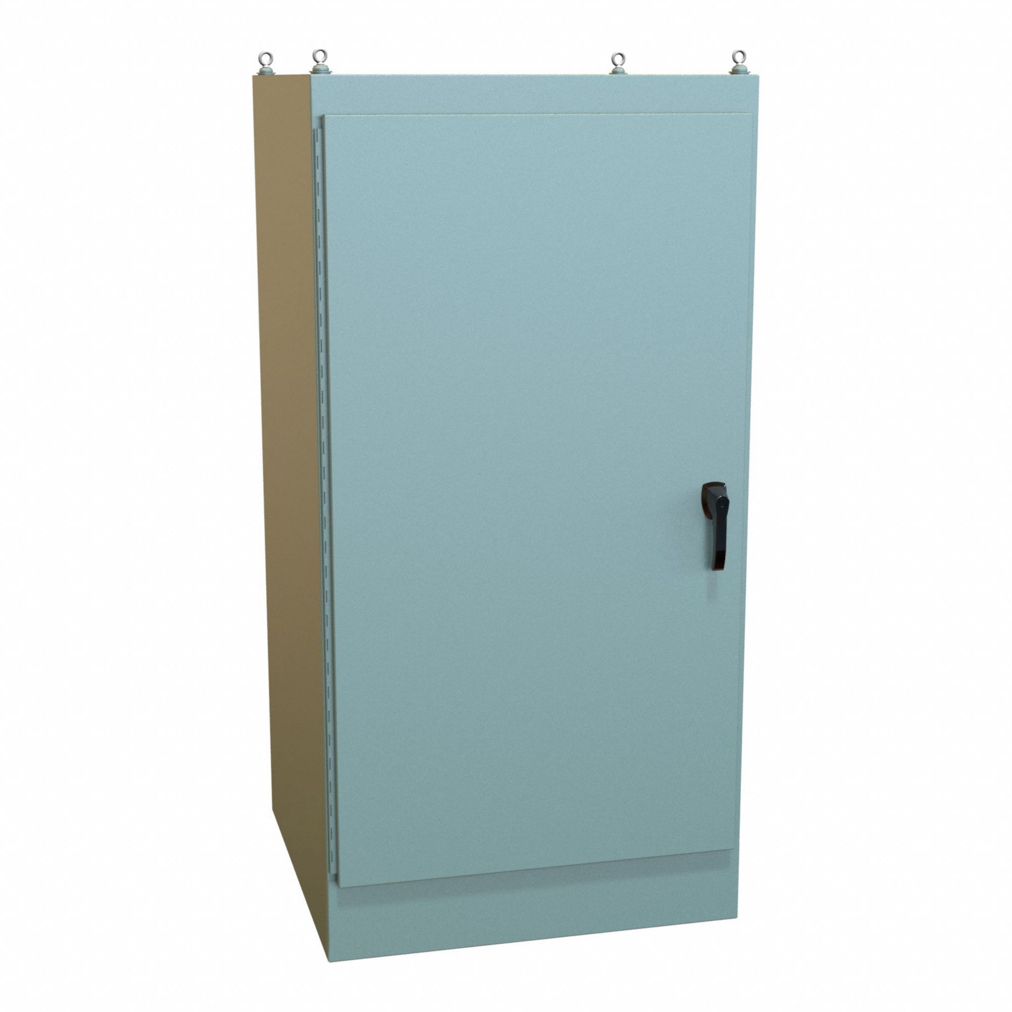 Electrical Enclosure: Steel, 72 in x 36 in x 36 in, NEMA 12, Solid Cover, Hinged
