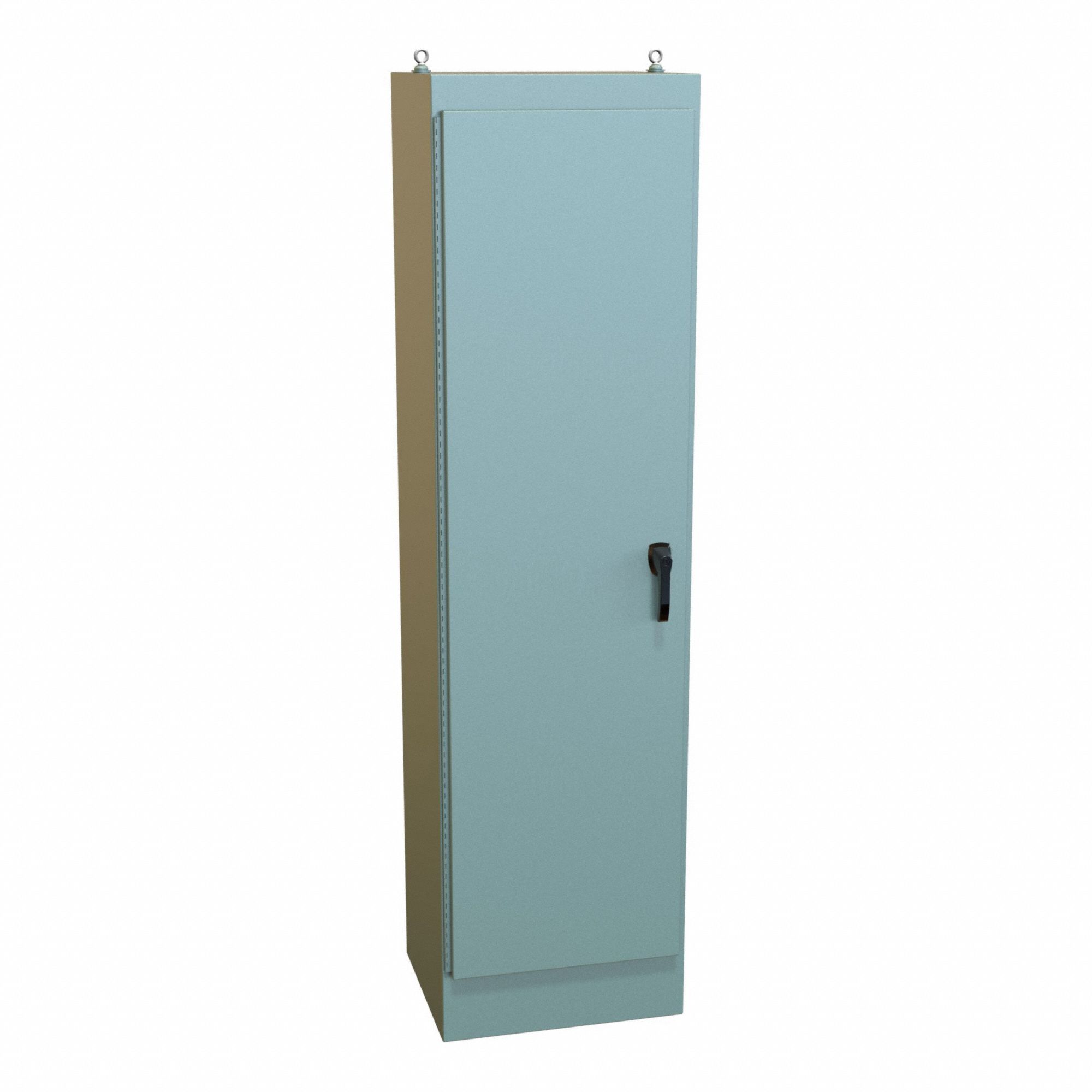Electrical Enclosure: Steel, 90 in x 24 in x 20 in, NEMA 12, Solid Cover, Hinged