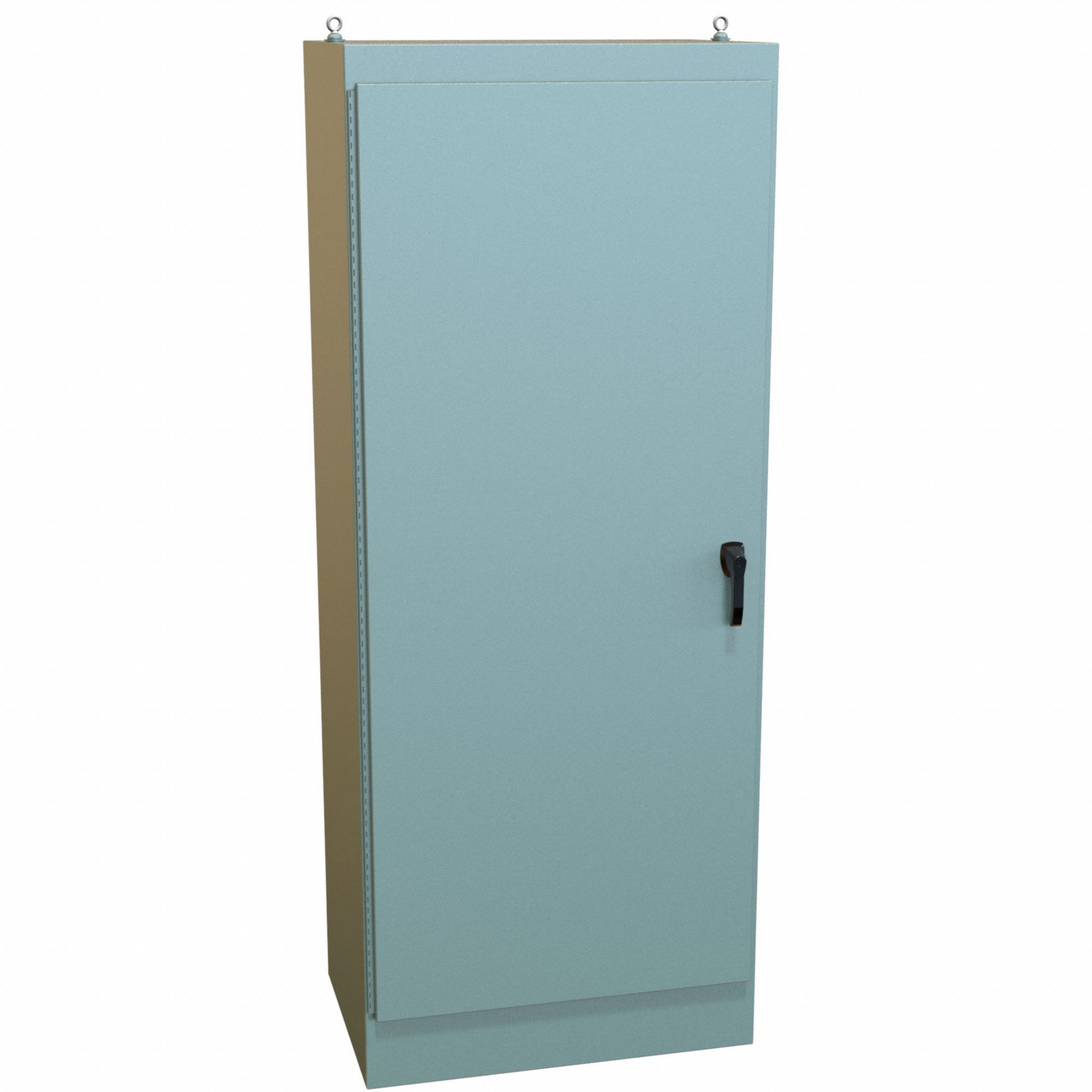Electrical Enclosure: Steel, 90 in x 36 in x 24 in, NEMA 12, Solid Cover, Hinged, Dust Tight