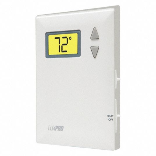 LUX, Thermostat,Heat Only Digital Mechanical - 141H49|PSD010B - Grainger