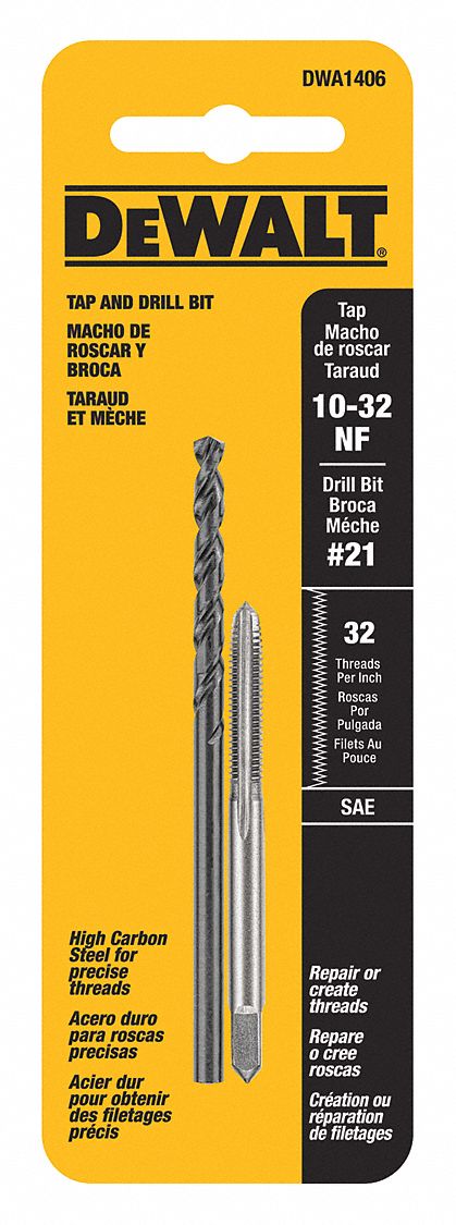 Drill and Tap Set,10