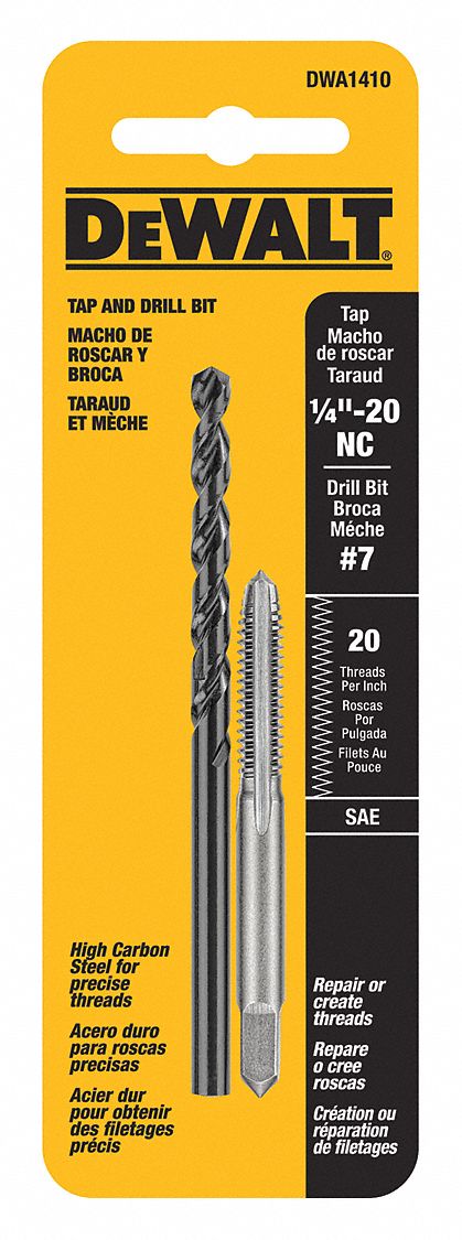 Drill And Tap Set,1 4