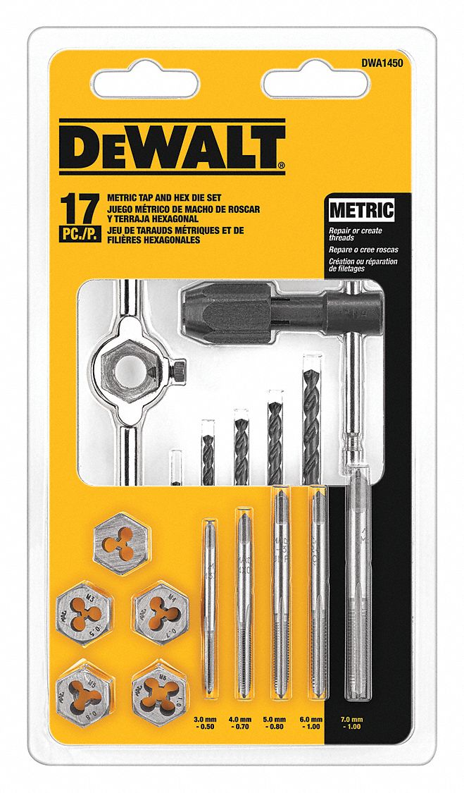 Metric Tap and Die Set 17 pcs.