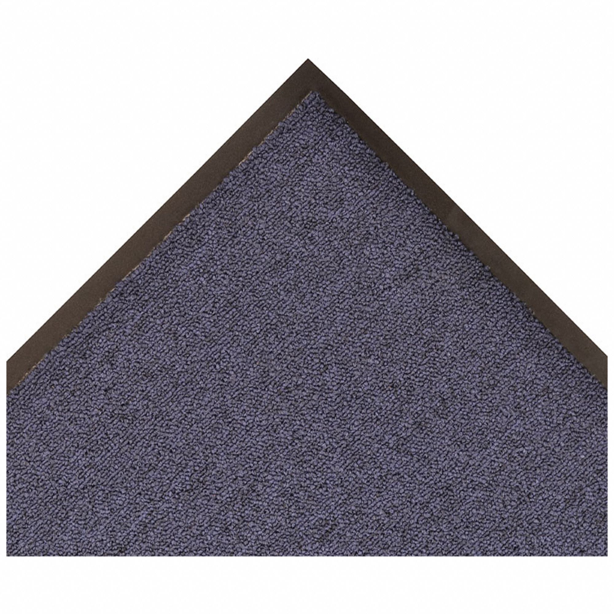 ENTRANCE MAT, LOOP PILE, OUTDOOR, HEAVY, 2 X 3 FT, ⅜ IN THICK, PP/VINYL, FLAT EDGE