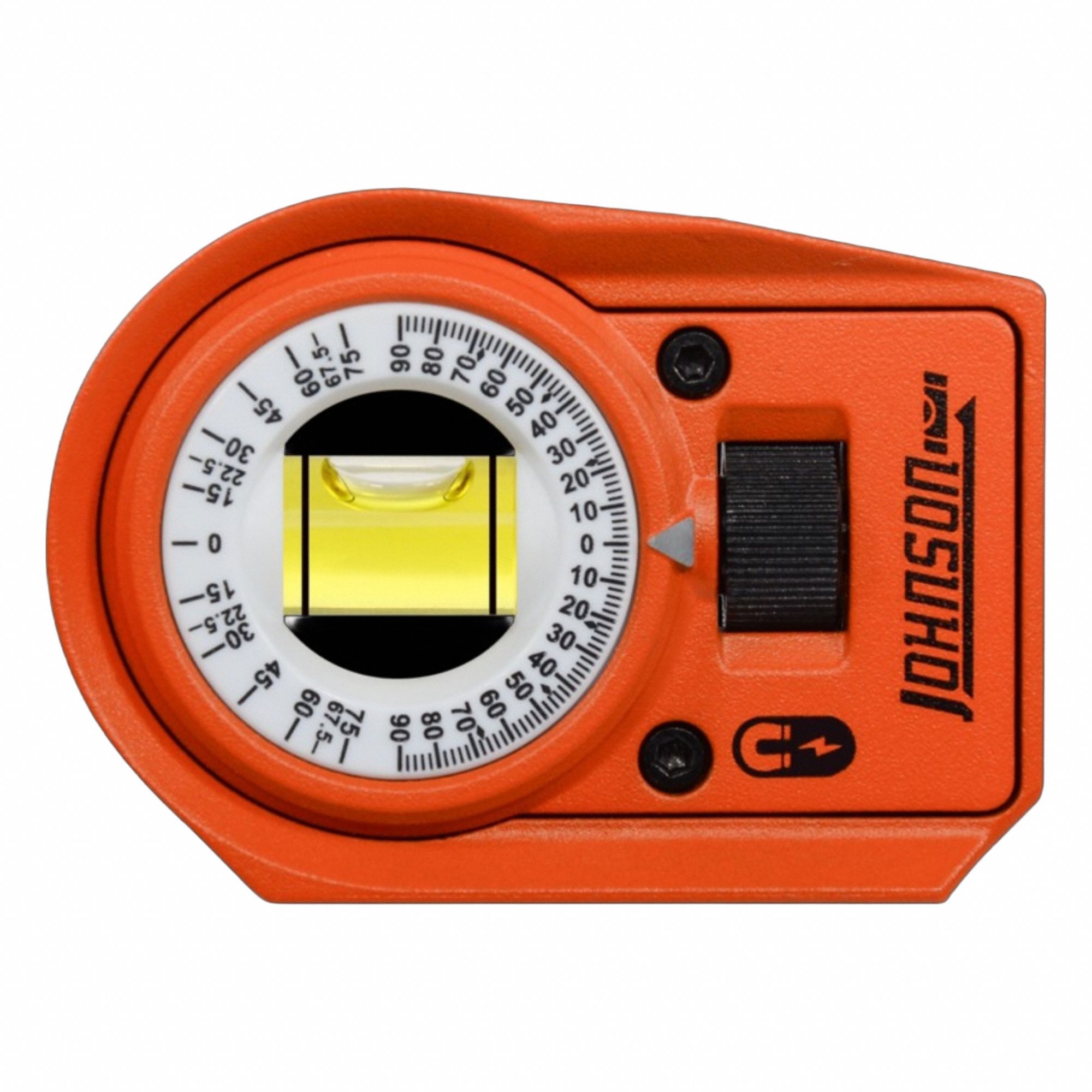 Pocket Level: Magnetic, 3 in x 2 1/8 in x 3 in, Aluminum, 3 in Overall Ht, 1 Vials