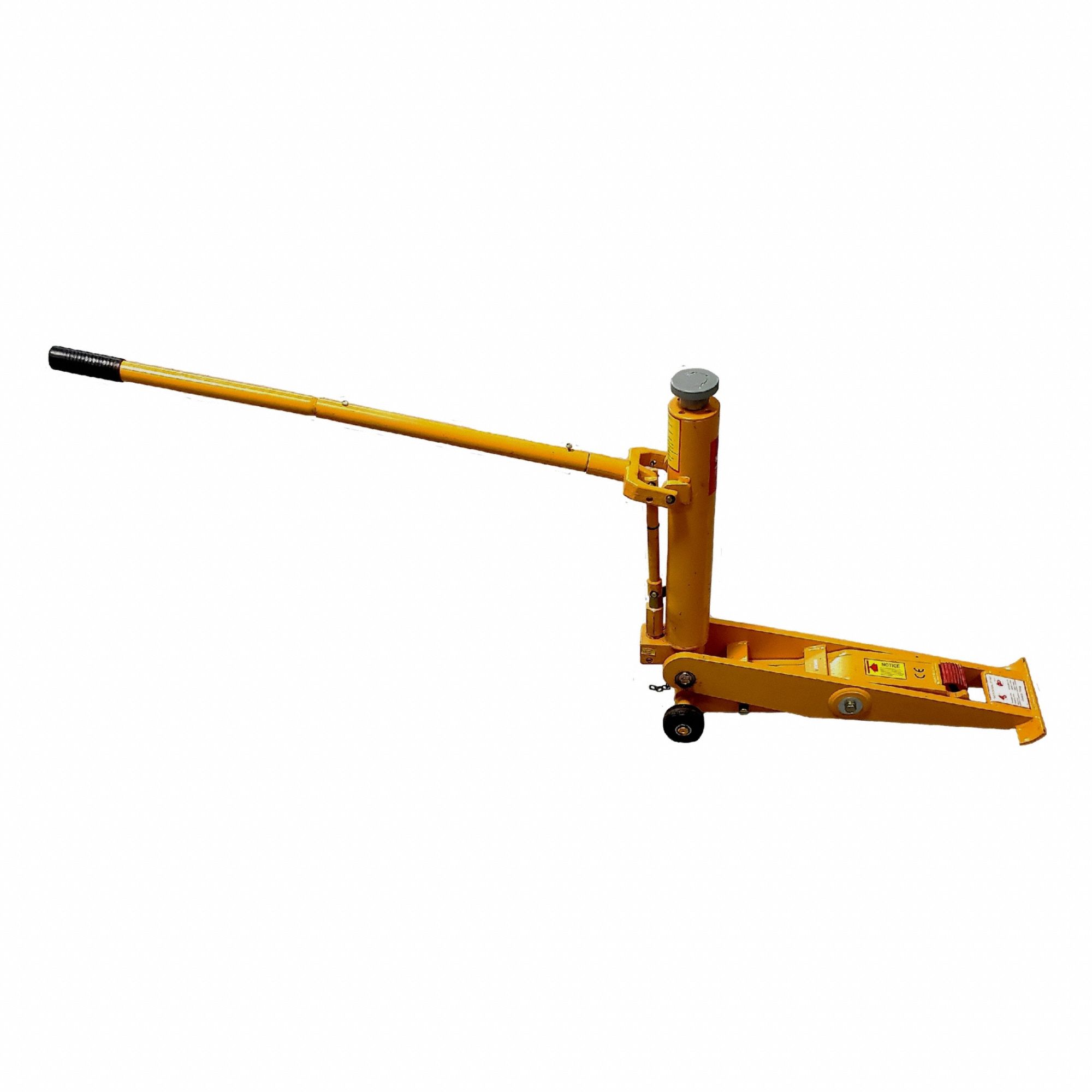 Forklift Jack: Steel, Handle, 7.5 ton Load Capacity, 2 1/4 in Min Lift, 16 1/2 in Max Lift