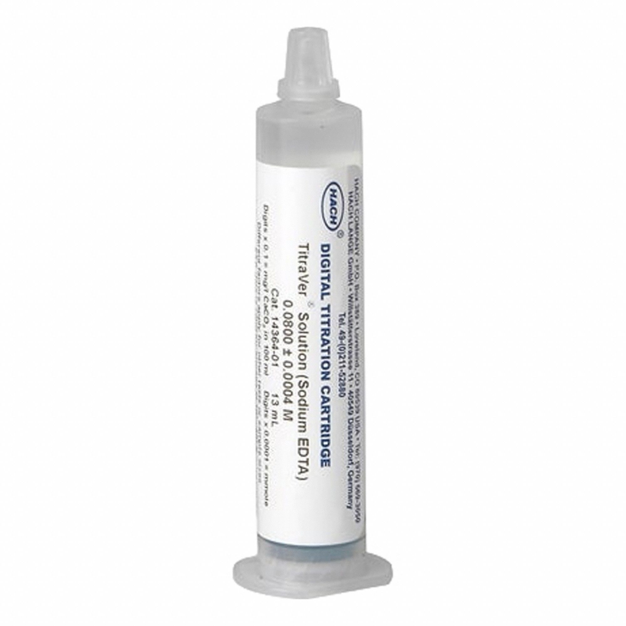 HACH, 1 to 4,000 mg/L/1.6 N, 1437901, Sodium Hydroxide Digital