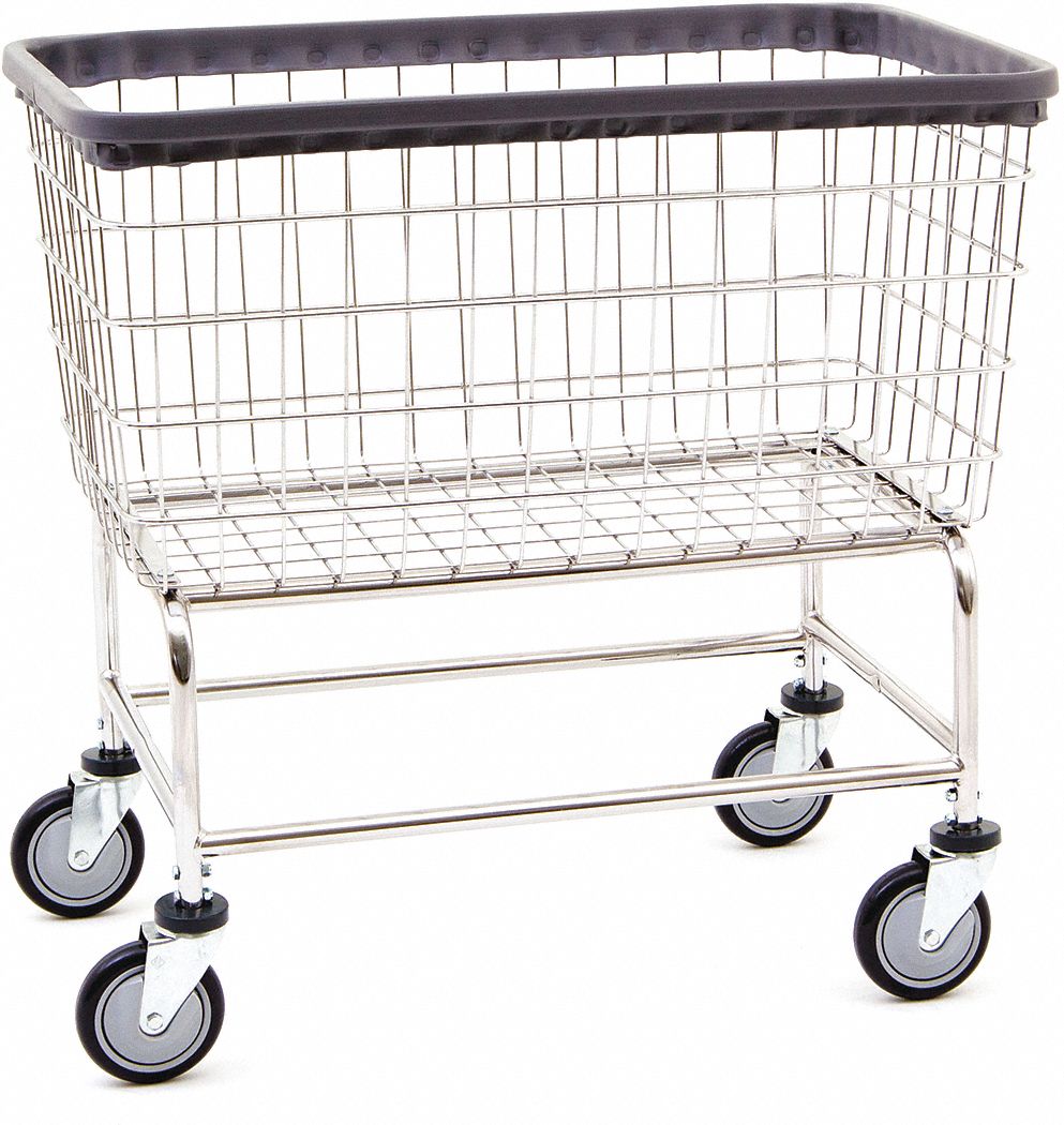 R&B WIRE PRODUCTS INC. WIRE CART,STEEL,30-1/2 H - Wire Shelf and Utility  Carts - RWR200CFC
