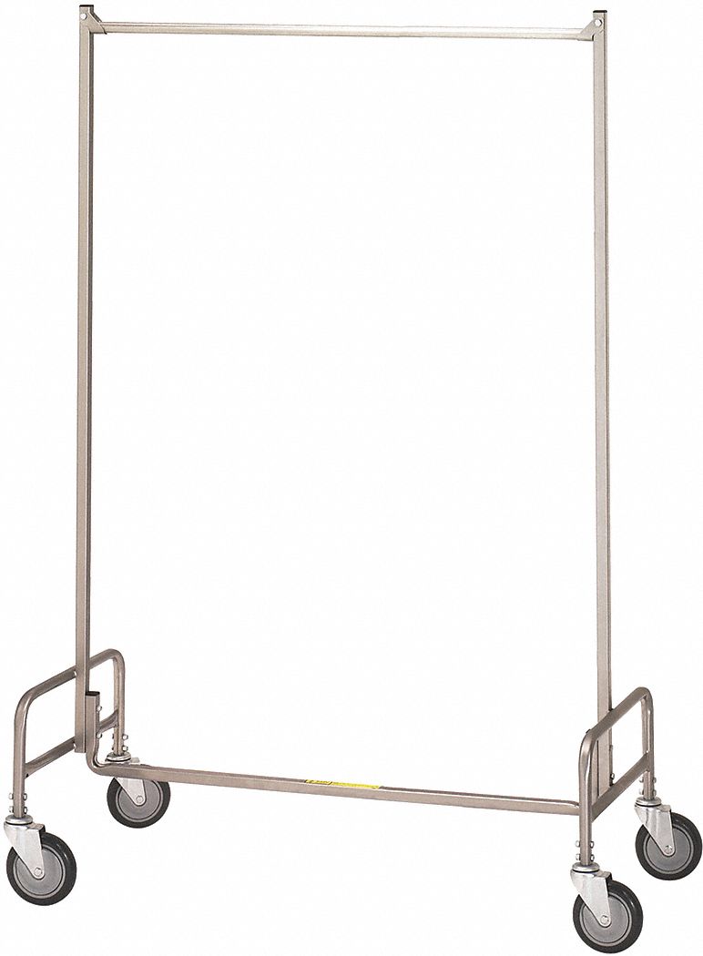 SINGLE-SIDED MOBILE COAT RACK,65-1/2