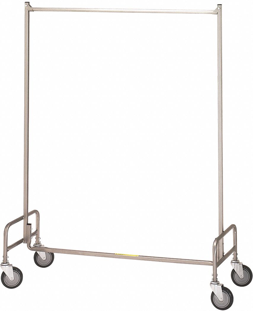 SINGLE-SIDED MOBILE COAT RACK,65-1/2