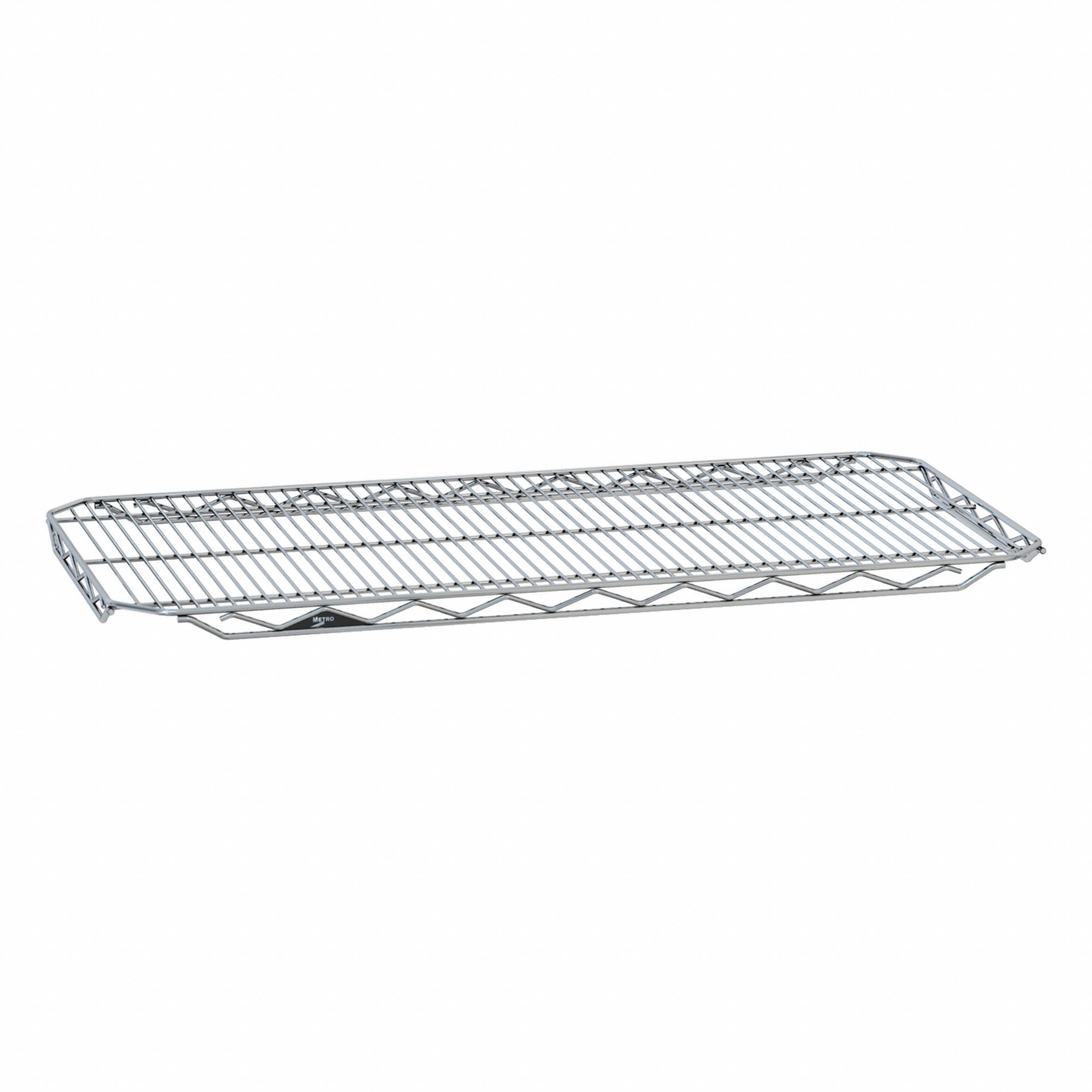 Wire Shelf: 48 in x 24 in, 1 Shelves, Quick Slot, 300 lb Load Capacity, Dry, Not NSF Approved