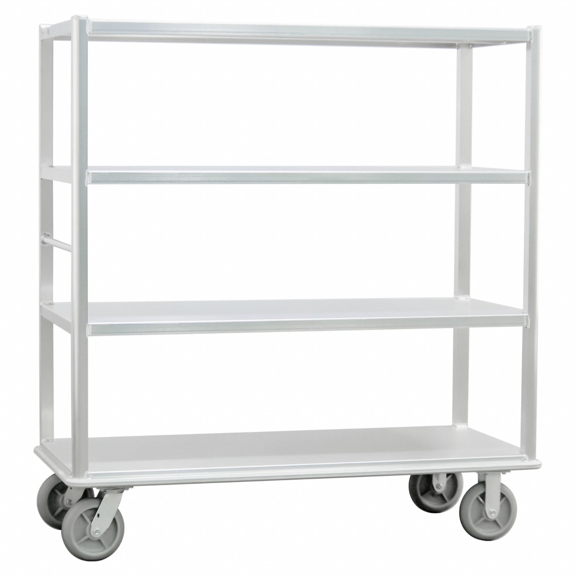 Queen Marys for Bussing: 2, 500 lb Max Load Capacity, 4 Shelves, 29 in Overall Wd