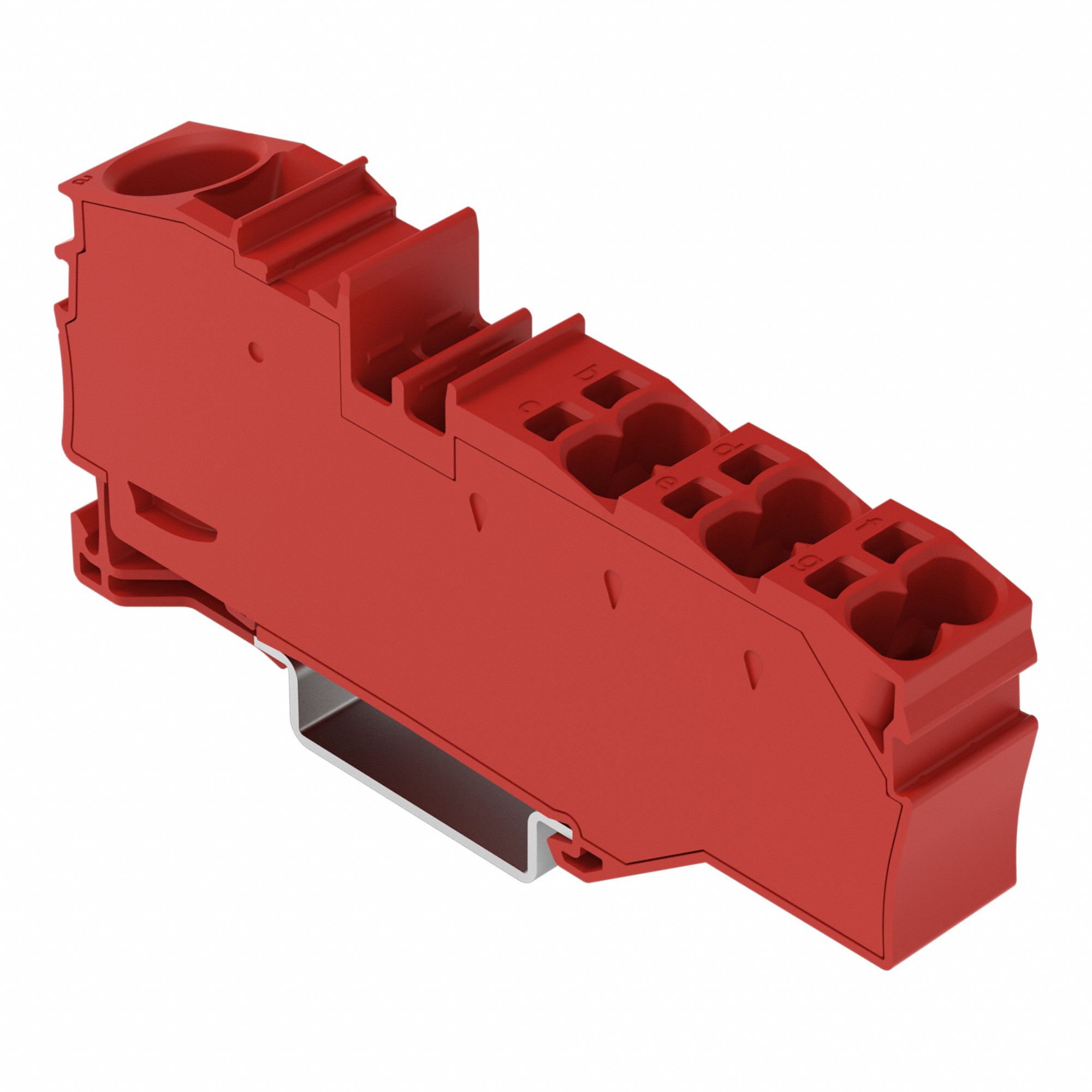 Terminal Block 3.43 L 1.71 W 800V Red