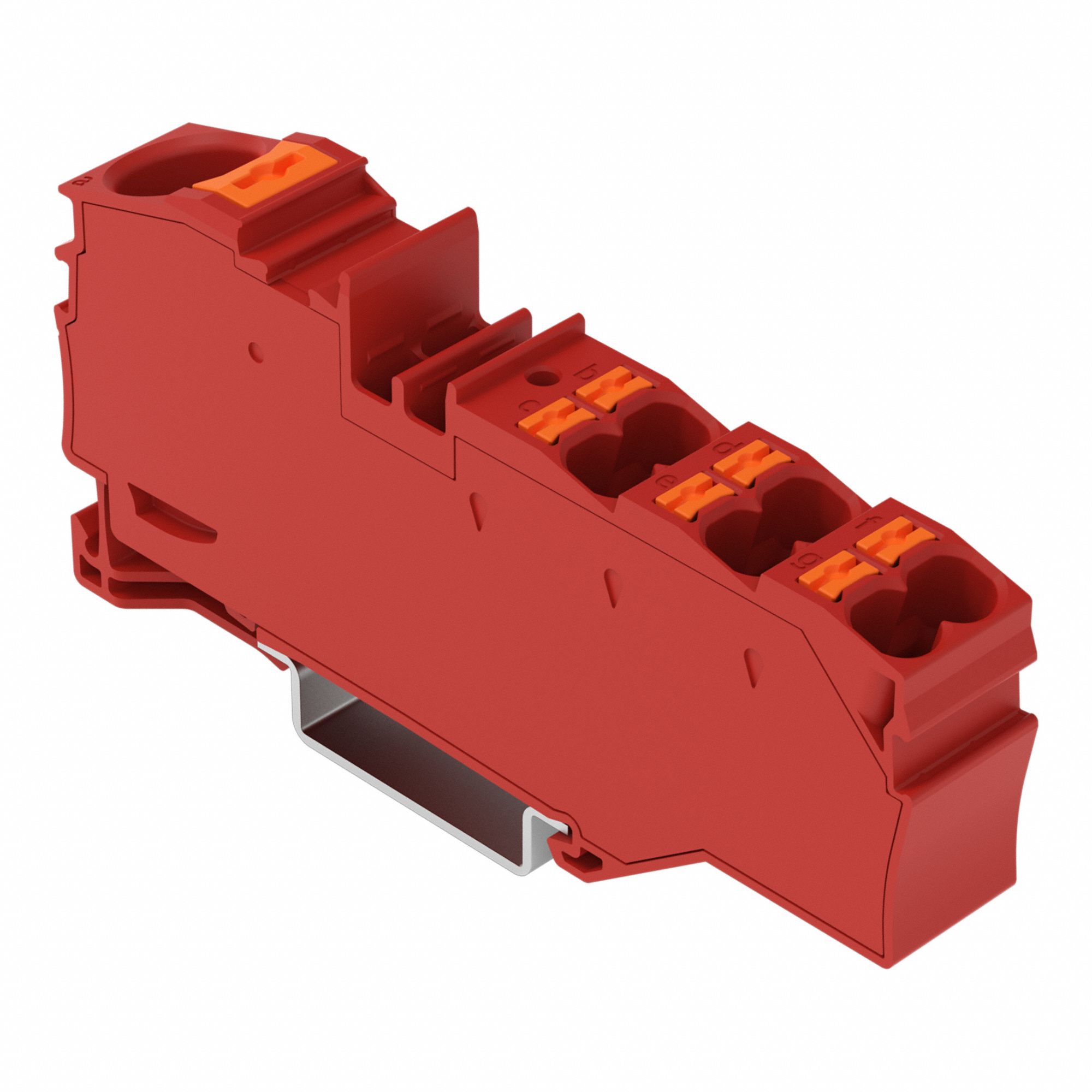 Terminal Block 3.43 L 1.71 W 800V Red