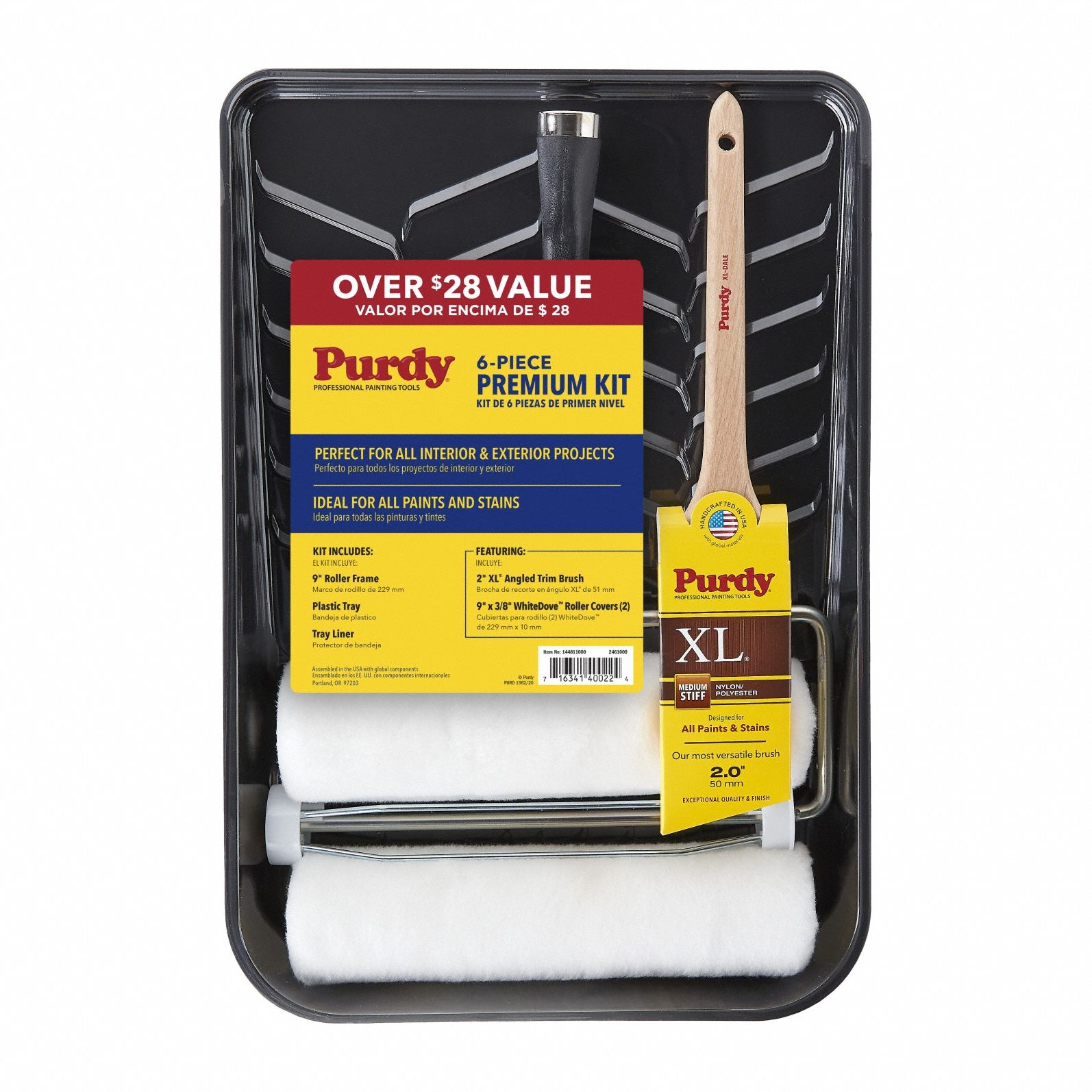 Paint Kit Plastic (Handle Material), Plastic(Tray)
