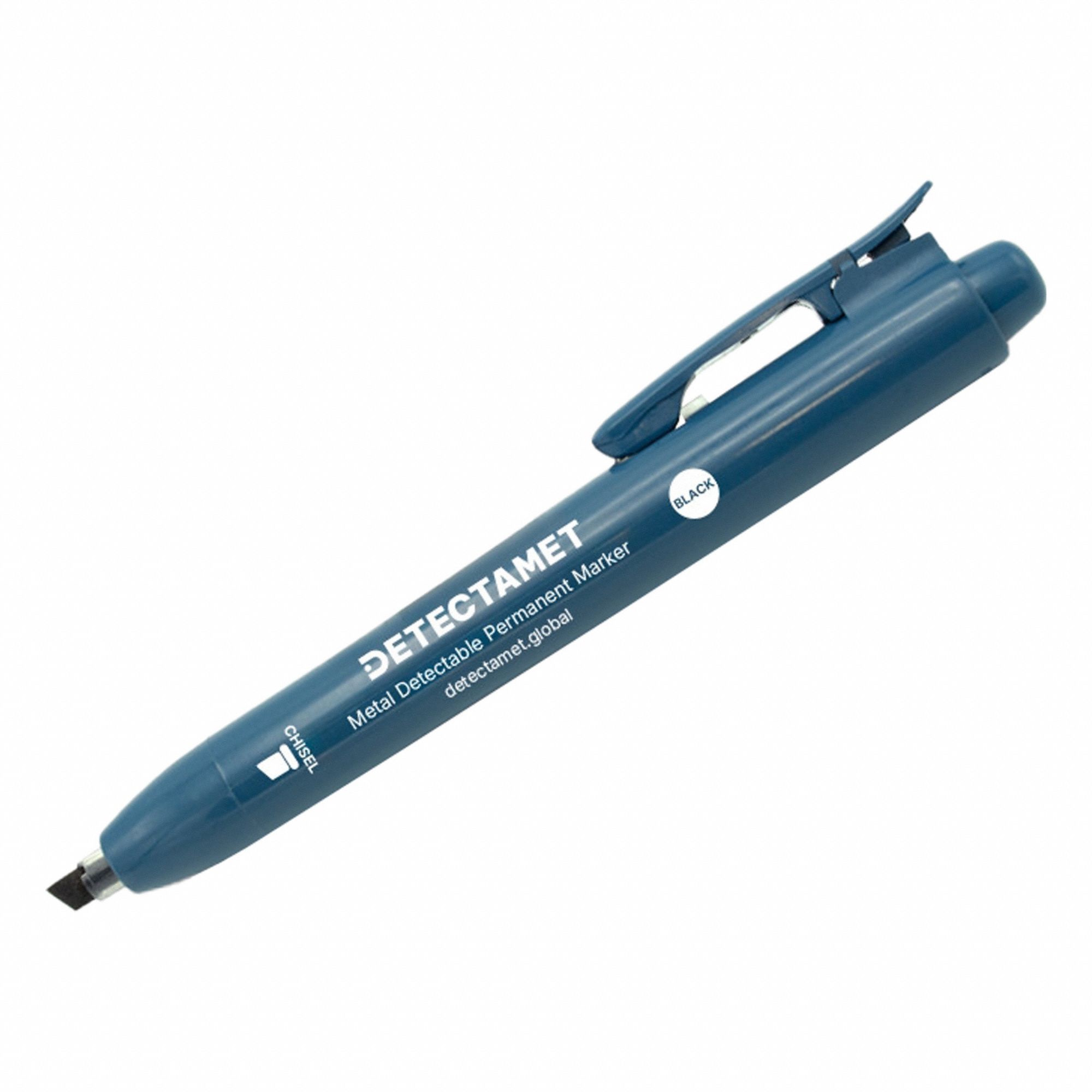 Marker,  Black,  Not Applicable,  Marker Tip Chisel,  Barrel Type Pen Style,  PK 10