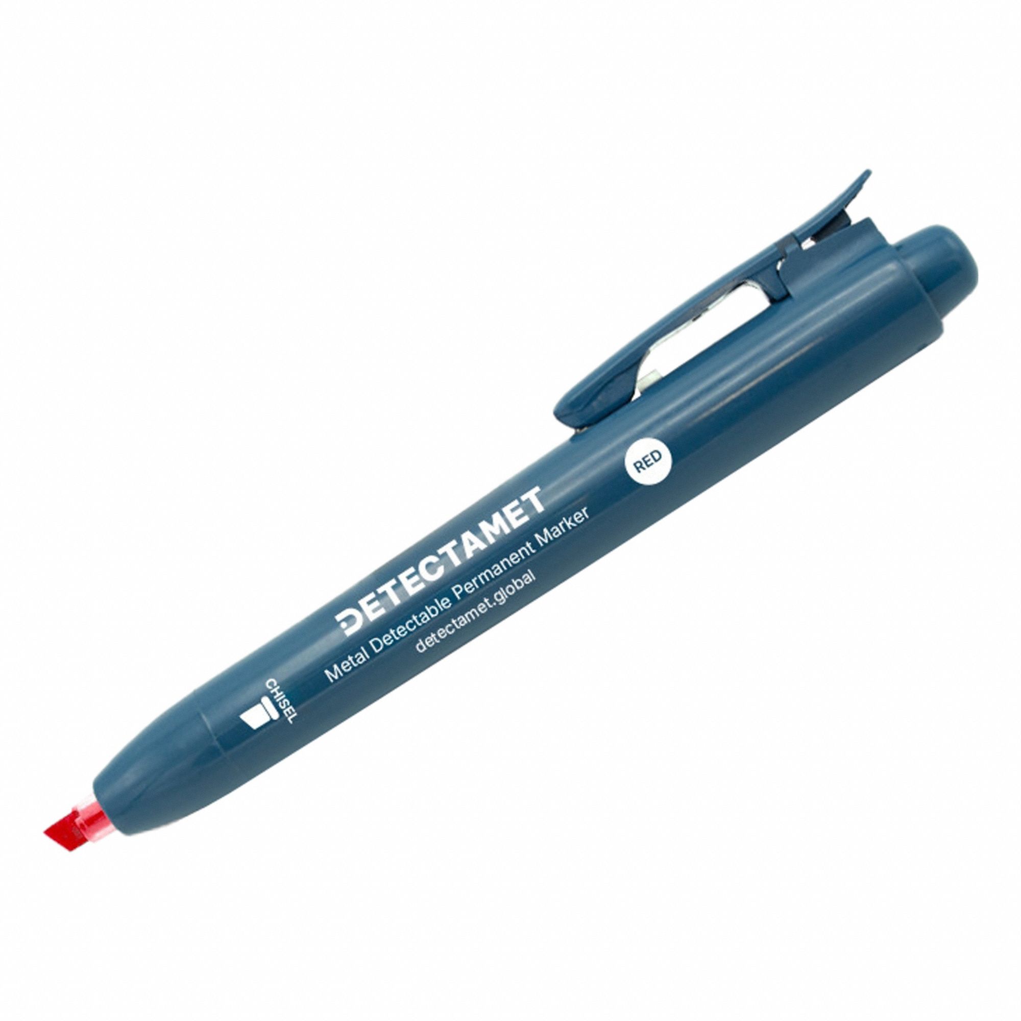 Marker,  Red,  Not Applicable,  Marker Tip Chisel,  Barrel Type Pen Style,  PK 10