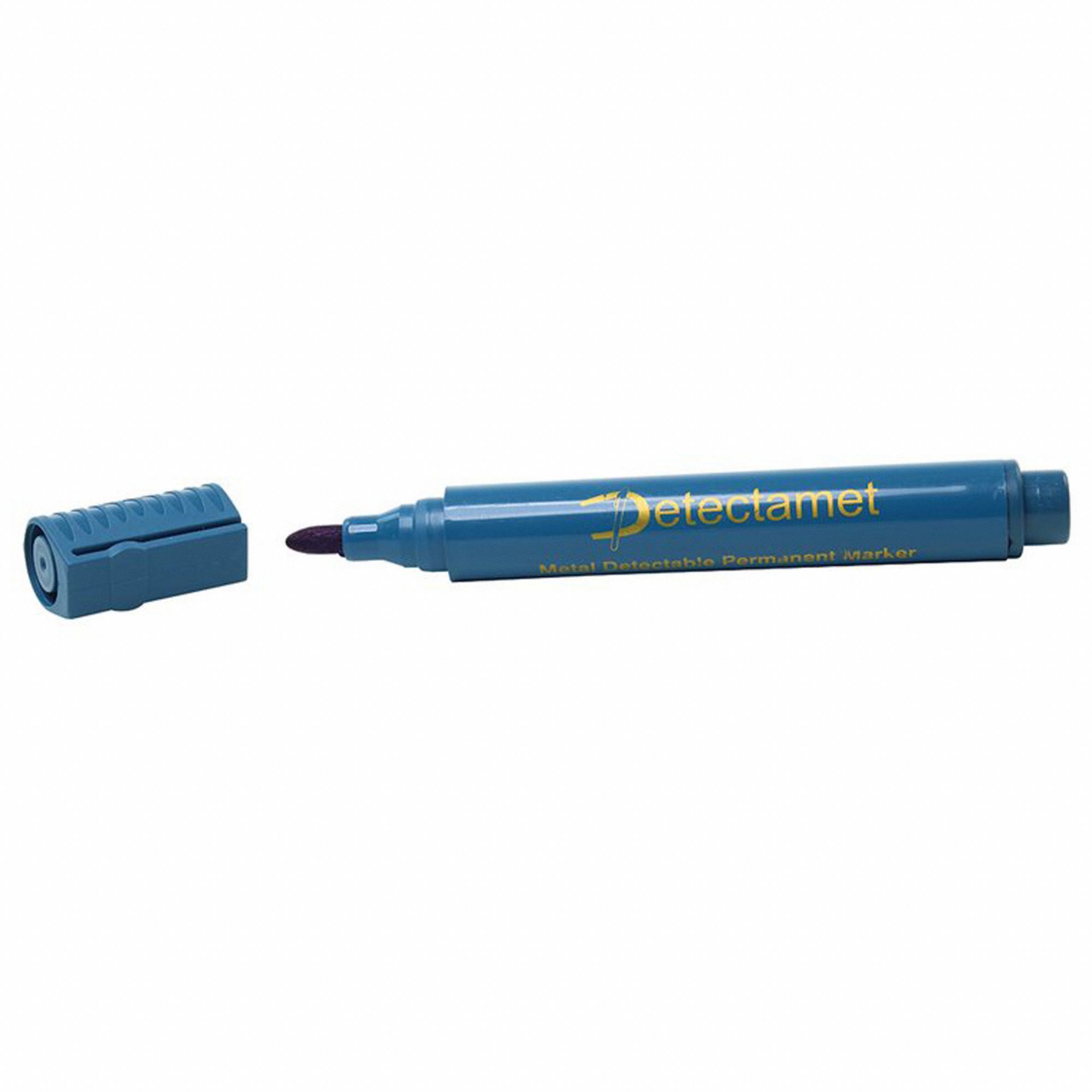 DETECTAMET, INC. Permanent Marker Set,Red,Capped,PK10 52HV41