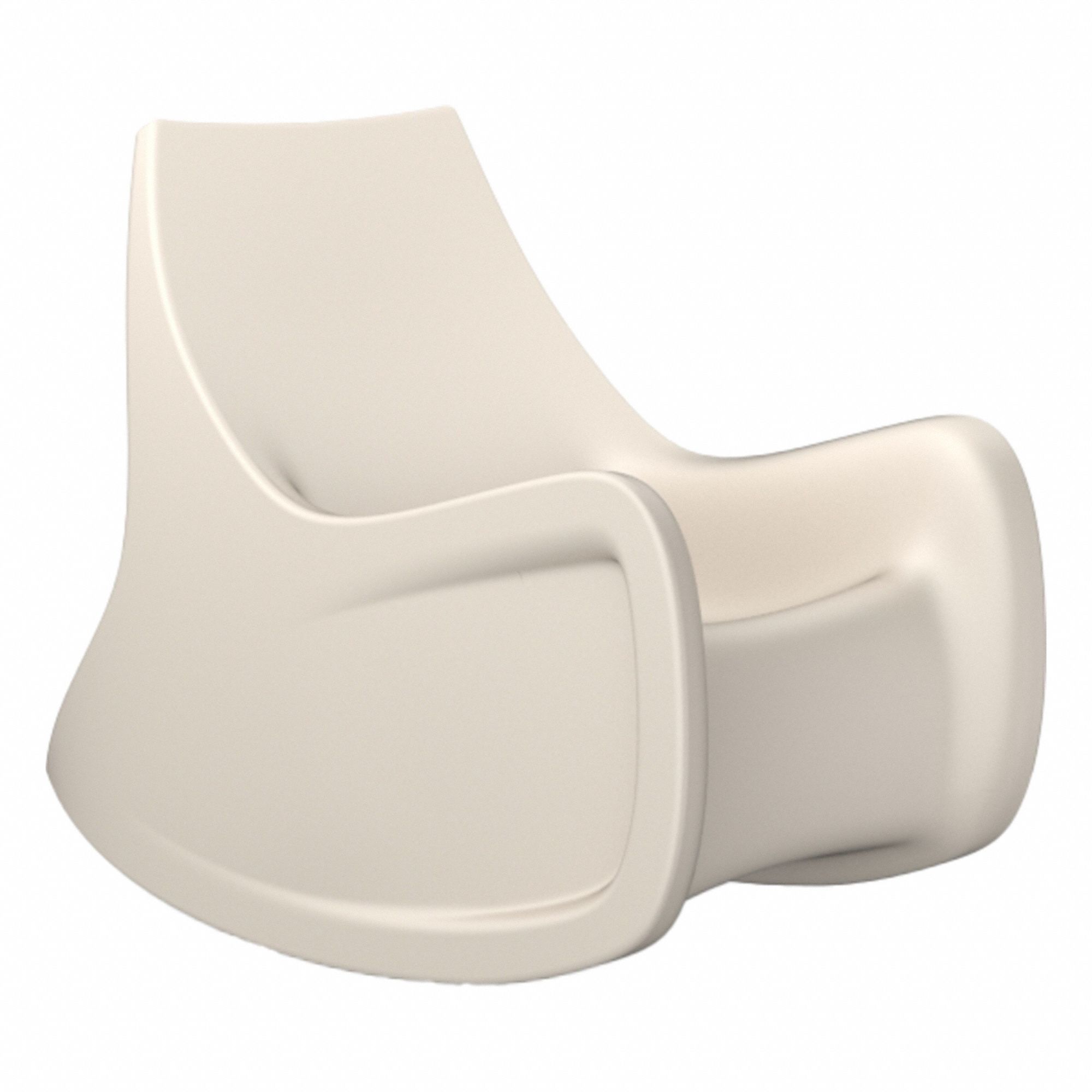 Radial Rocker with Sand Door: Stone Gray Seat Color, Polyethylene Seat Material, 1 Seats