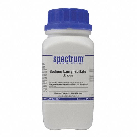SPECTRUM Sodium Lauryl Sulfate, Ultrapure, Analytical Reagents, Bottle