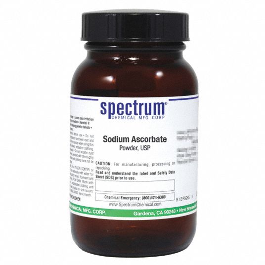 Sodm Ascorbate,Pwdr,USP,100g - Grainger