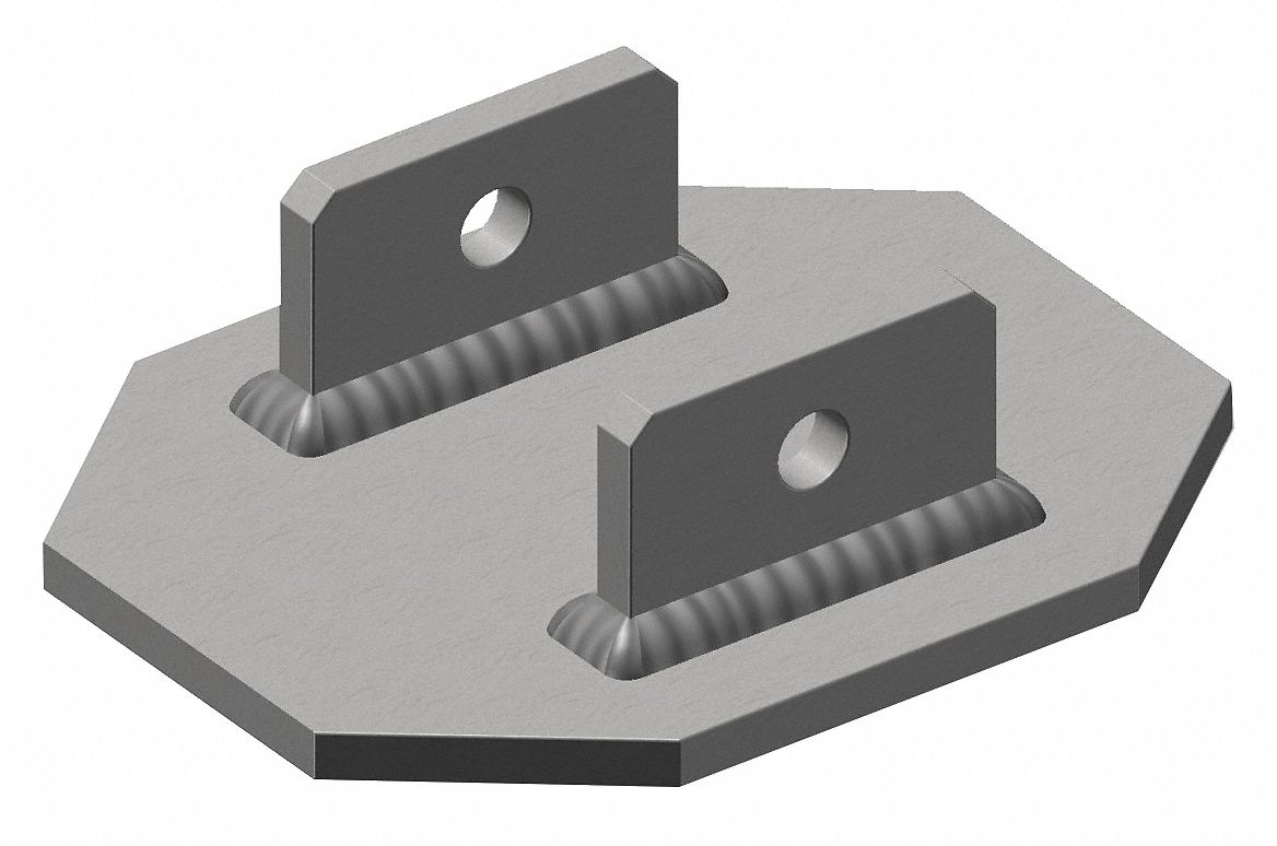 HONEYWELL MILLER Dura Hoist Anchor Plate, WeldOn 147T53DHAP5