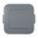 TRASH CAN TOP,FLAT,SNAP-ON CLOSURE,GRAY