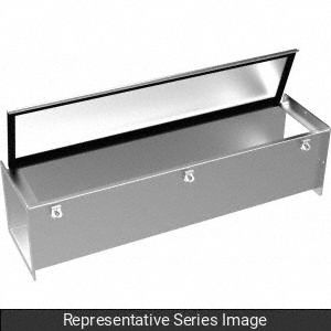 Wireway Hardware Kit: 4 in Wd, 4 in Ht, 5 7/16 in Ht, Stainless Steel