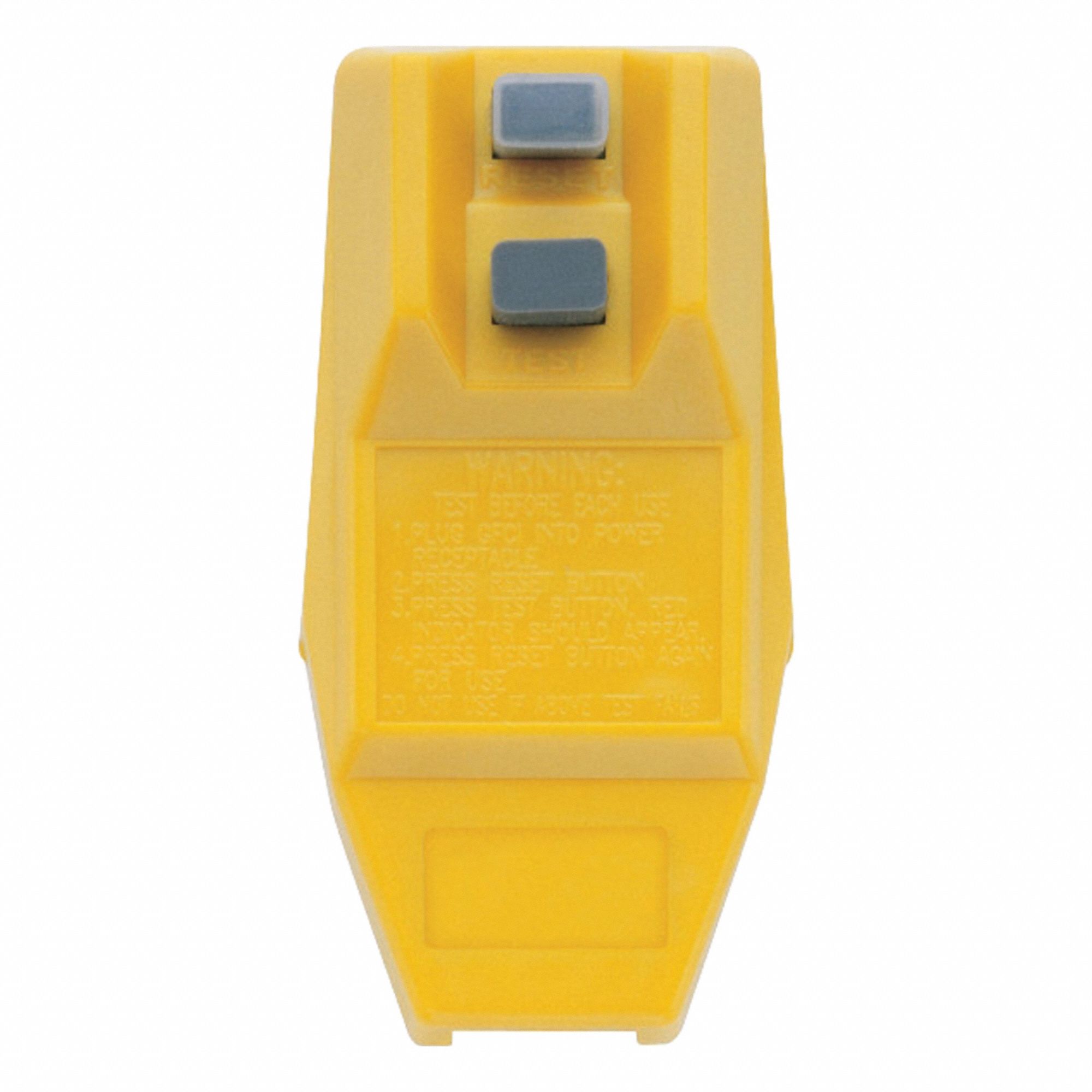 Ground Fault Circuit Interrupter (GFCI),  Not Applicable,  Yellow