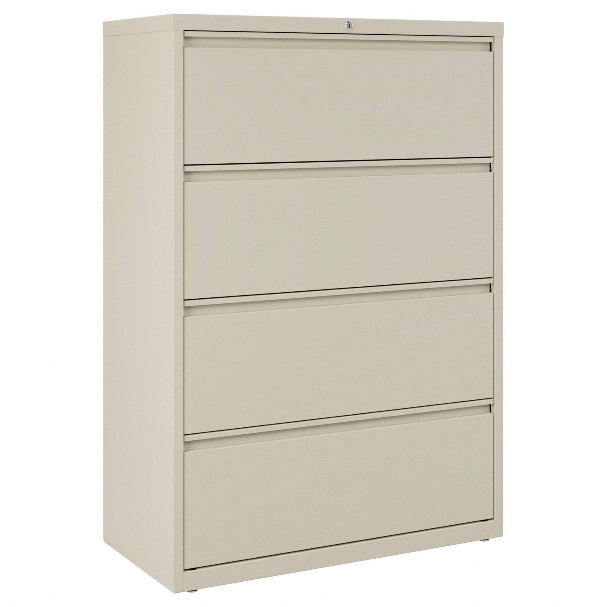 HIRSH, Putty, 4 Drawers, Lateral File 415G3617453 Grainger