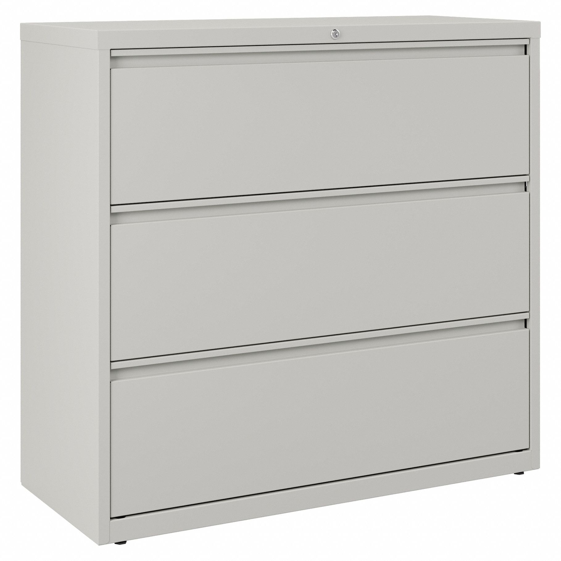 HIRSH, Light Gray, 3 Drawers, Lateral File Cabinet - 48YC29|17645 ...