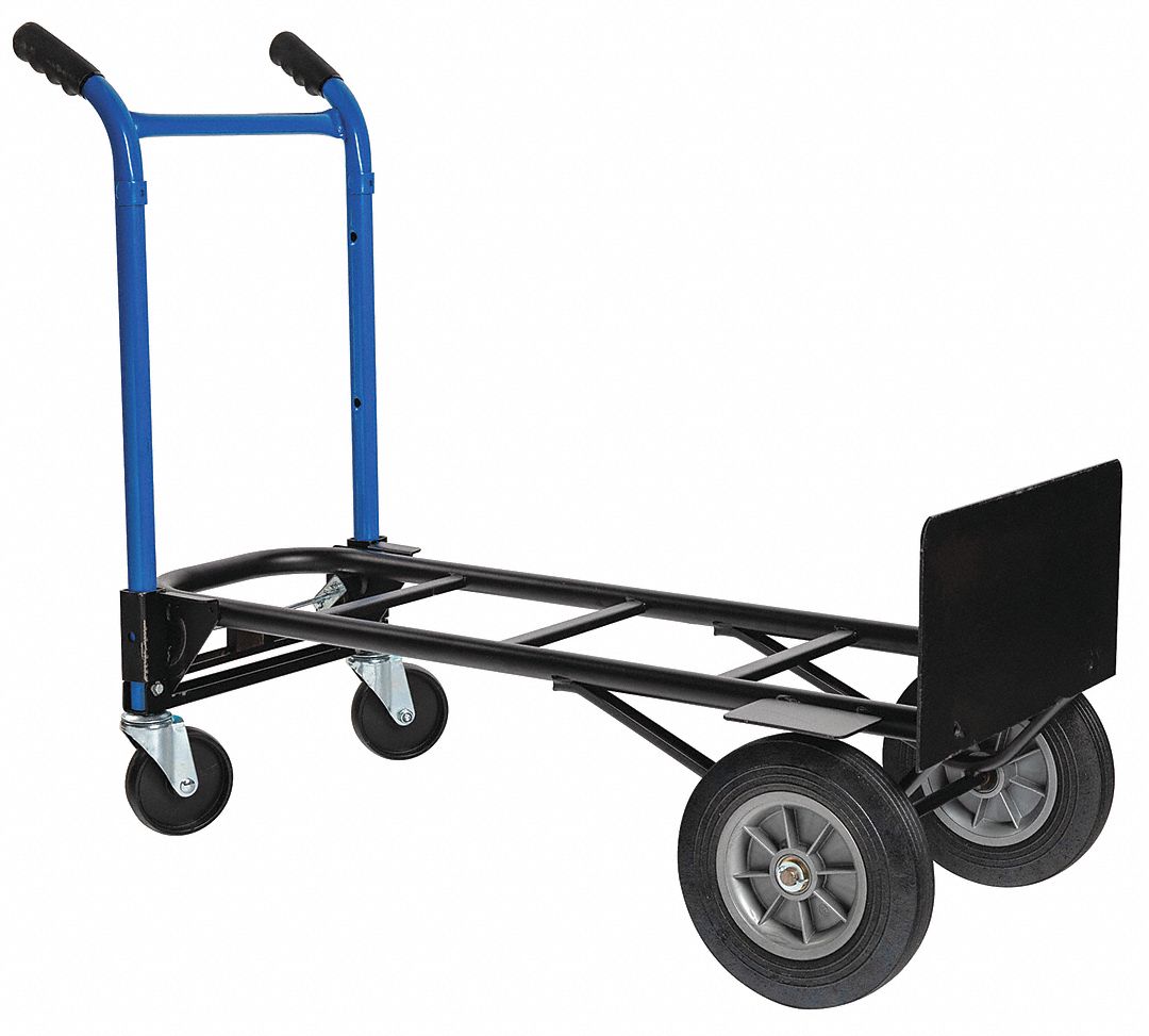 HARPER, Solid Straight, Convertible Hand Truck,4in1 Qck Chng,1 149CX6