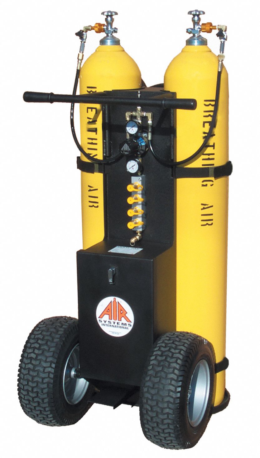 AIR SYSTEMS INTERNATIONAL Breathing Air Cylinder, For Use With MP2300