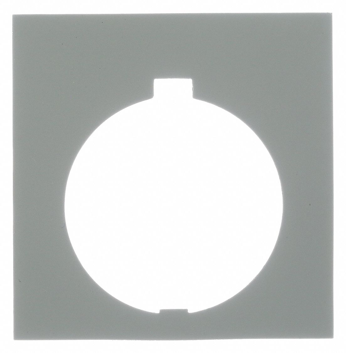 Legend Plate: 30 mm Panel Mounting Size, Rectangular, 3 1/4 in Overall Ht x 2 1/8 in Overall Wd