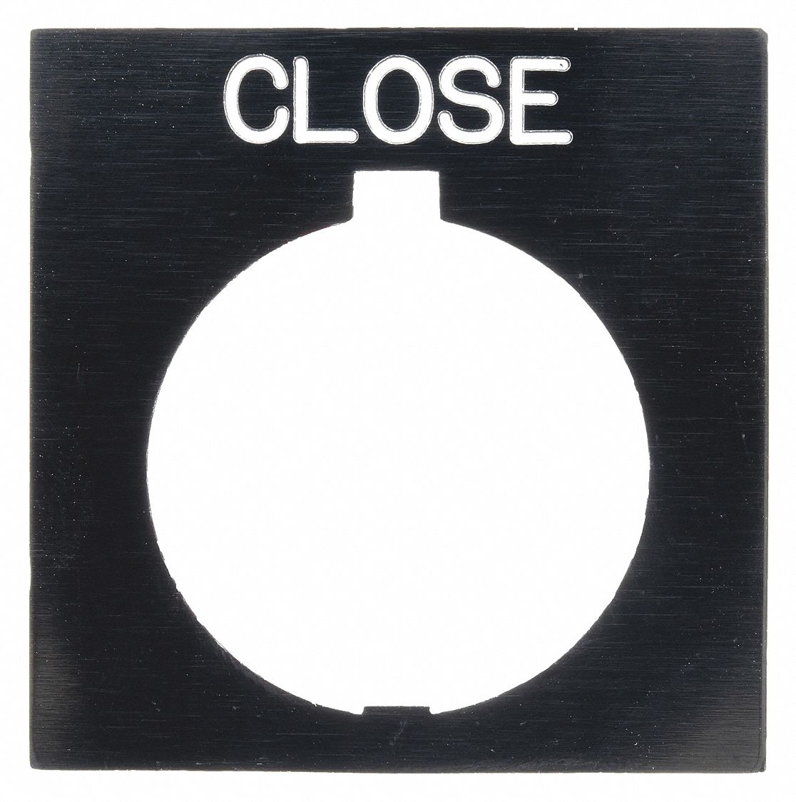 Legend Plate: 30 mm Panel Mounting Size, Rectangular, 3 1/4 in Overall Ht x 2 1/8 in Overall Wd