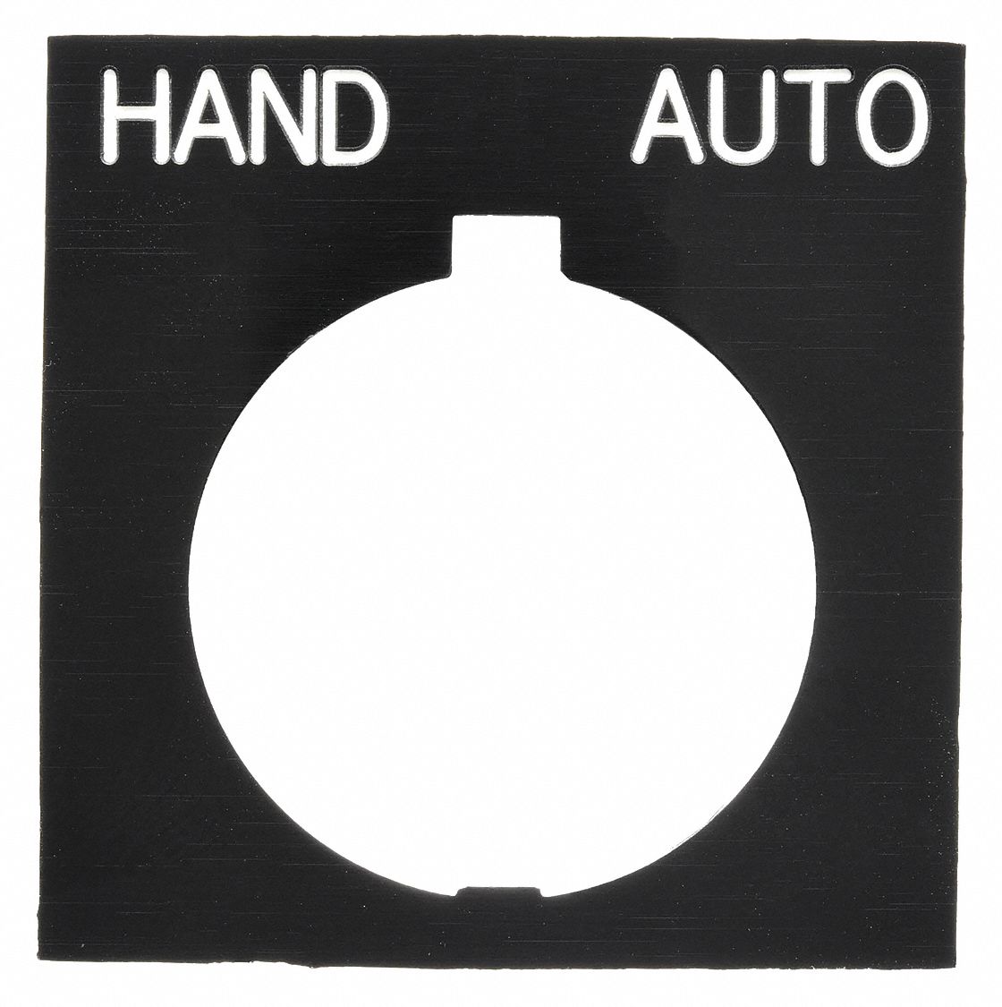 Legend Plate: 30 mm Panel Mounting Size, Rectangular, 1 in Overall Ht x 1 1/2 in Overall Wd