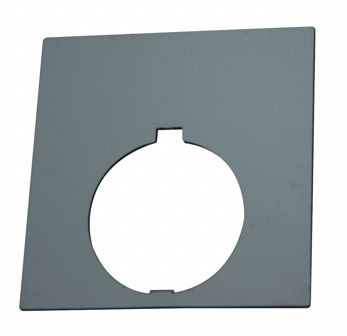 14A133 - Blank Legend Plate Black/White or Silver
