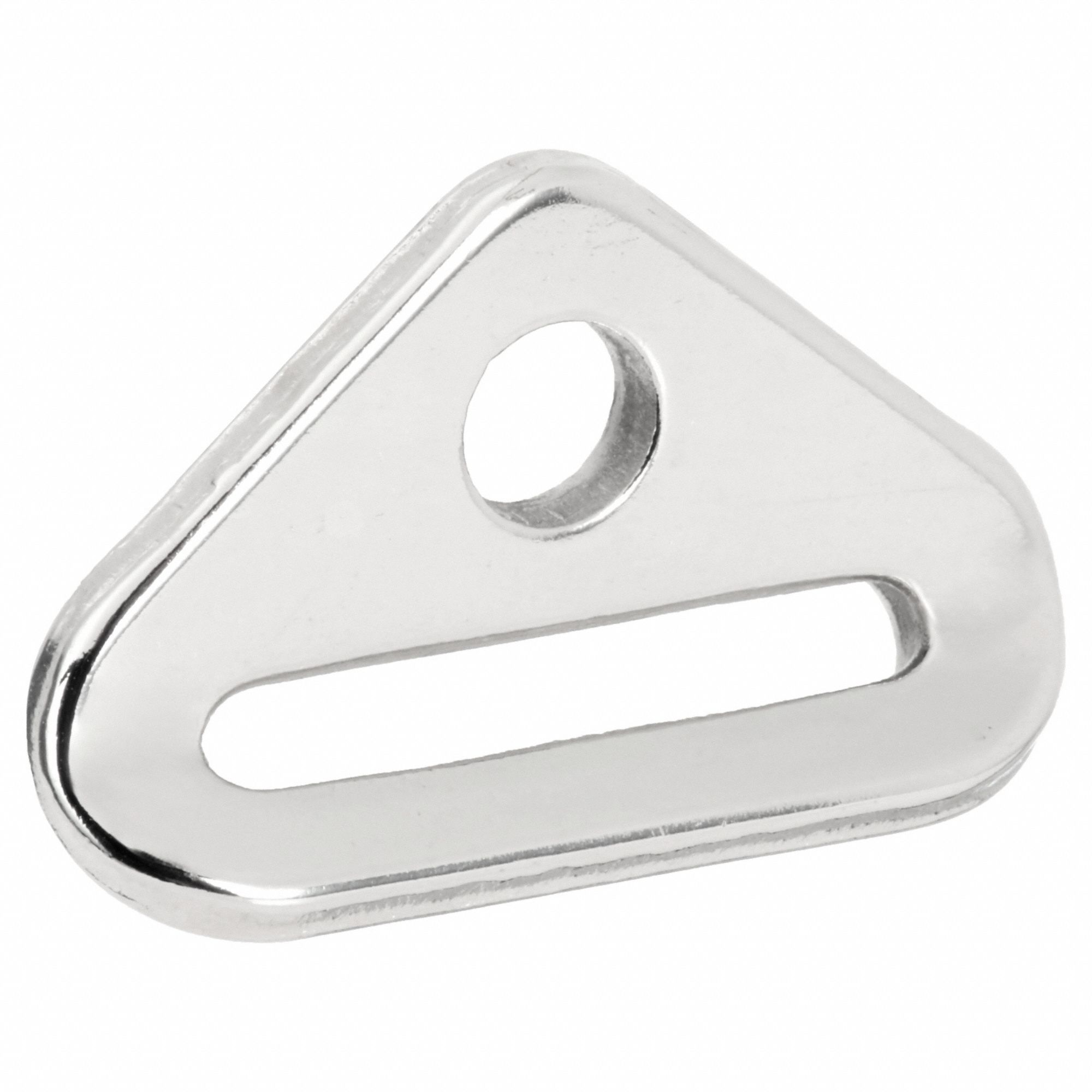 BULKSTRAP, 1 in, Nickel Plated Steel, Anchor Plate 14A768AP1 Grainger