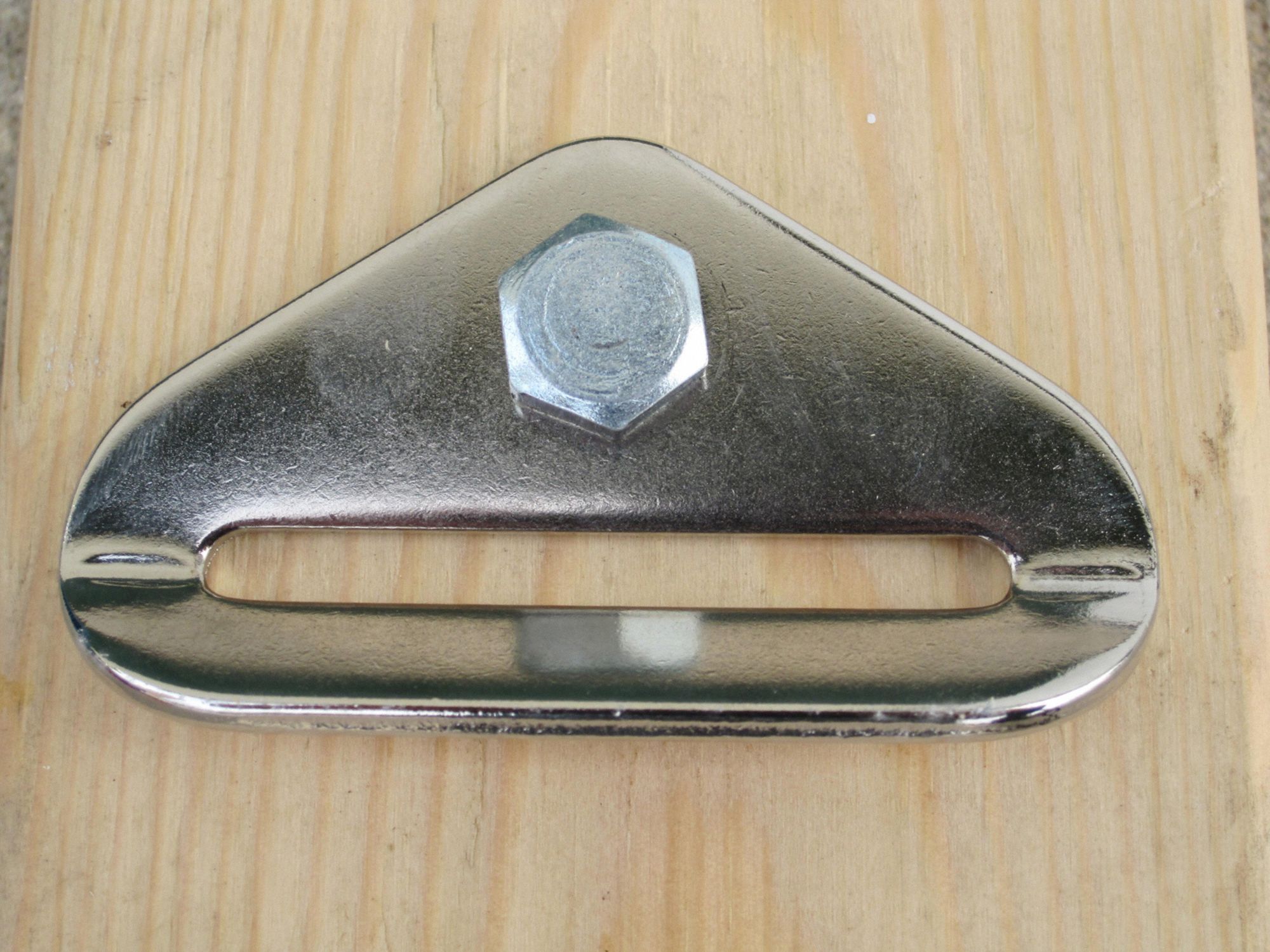 BULKSTRAP Anchor Plate, 11/2 to 2., SS, PK2 14A771AP152SS Grainger