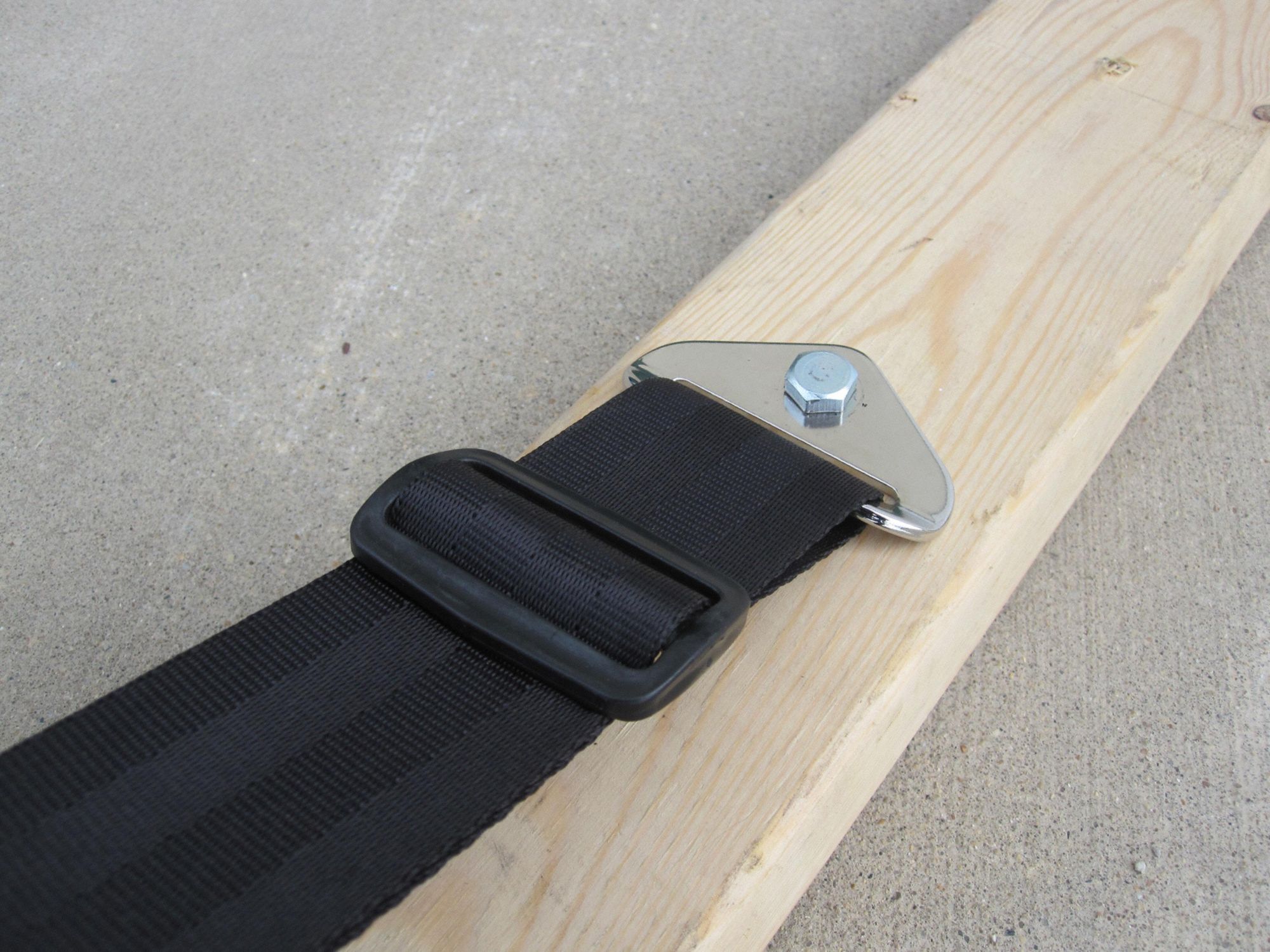 BULKSTRAP Anchor Plate, 11/2 to 2., SS, PK2 14A771AP152SS Grainger