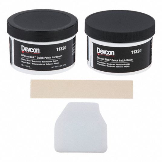 DEVCON, Dfense Blok Quick Patch, 1 lb, Epoxy Adhesive - 14A838|11320 ...