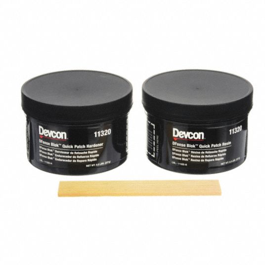 DEVCON, Dfense Blok Quick Patch, Ambient Cured, Epoxy Adhesive 14A838