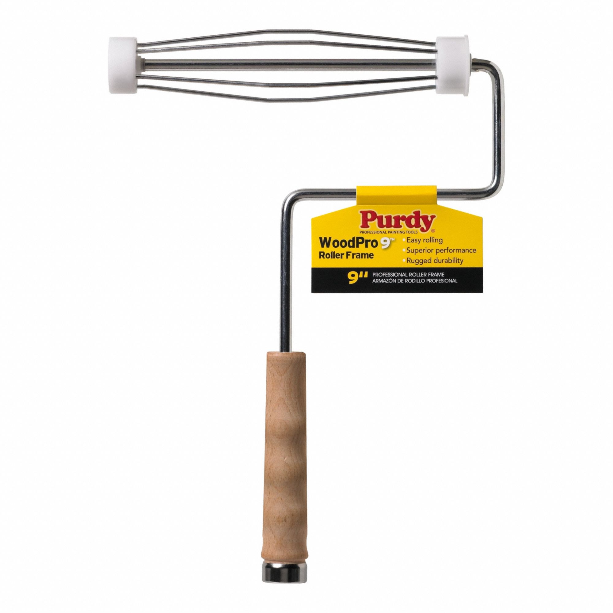 PURDY, 9 in, 5 Wire Cage Roller Frame, Paint Roller Frame - 911U36 ...