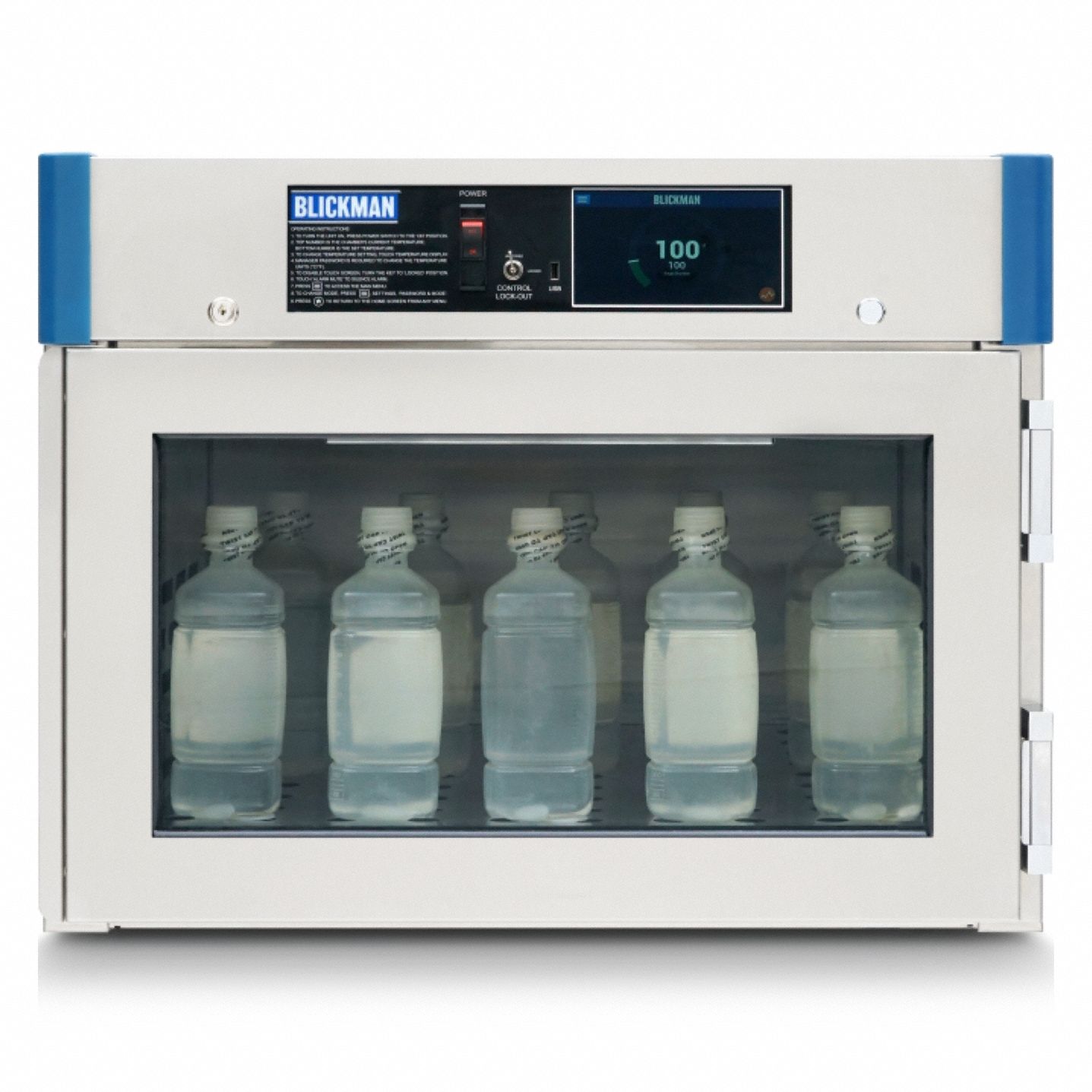 Warming Cabinet: 90°F to 110°F, Touch Screen, 26 5/8 in Overall Dp, 30 in Overall Wd, Glass