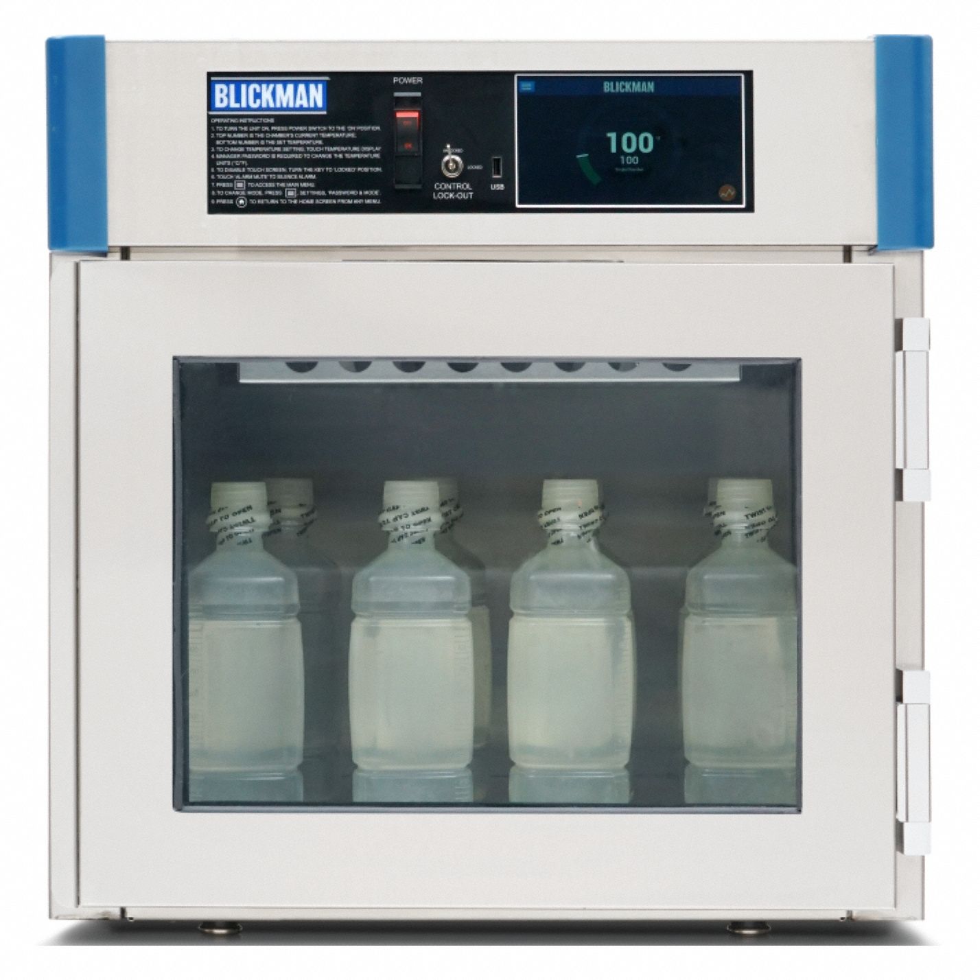 Warming Cabinet: 90°F to 110°F, Touch Screen, 20 5/8 in Overall Dp, 24 in Overall Wd, Glass