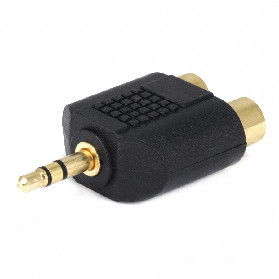 3.5MM S PLUG TO RCA JACK X2 SPLITTE