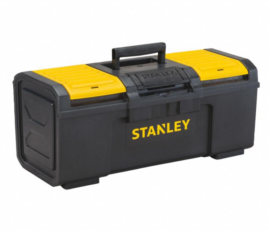Caja de herramientas Stanley, Negro, Plástico, Caja de Herramientas, 549 x  413 x 549mm