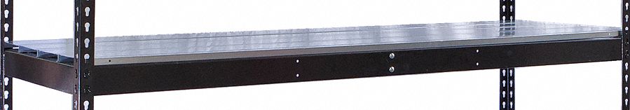 SHELF, 48 IN X 30 IN, 700 LB LOAD CAPACITY, STEEL, 22 GA DECKING, BLACK, SHELF