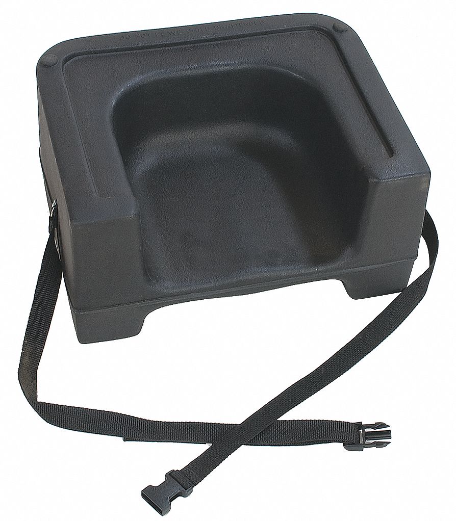 14C974 - Booster Seat with Strap Black PK4