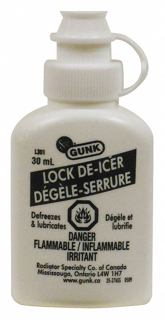 GUNK LOCK DEICER SQUEEZE BTL 30ML Washer Fluid and Windshield